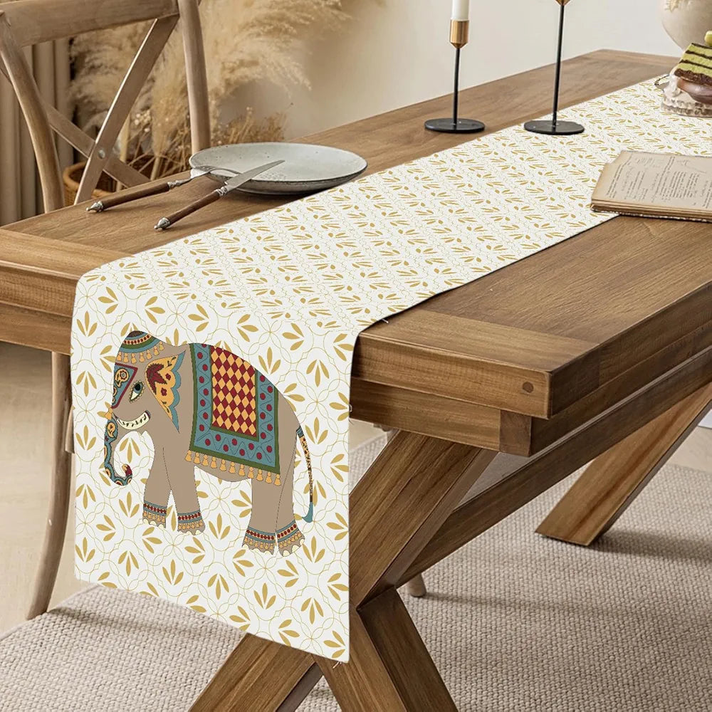 Ishro Home Premium Table Runner – Soft European-Standard Fabric, Elegant Soft Feel, Machine Washable, Timeless Design |